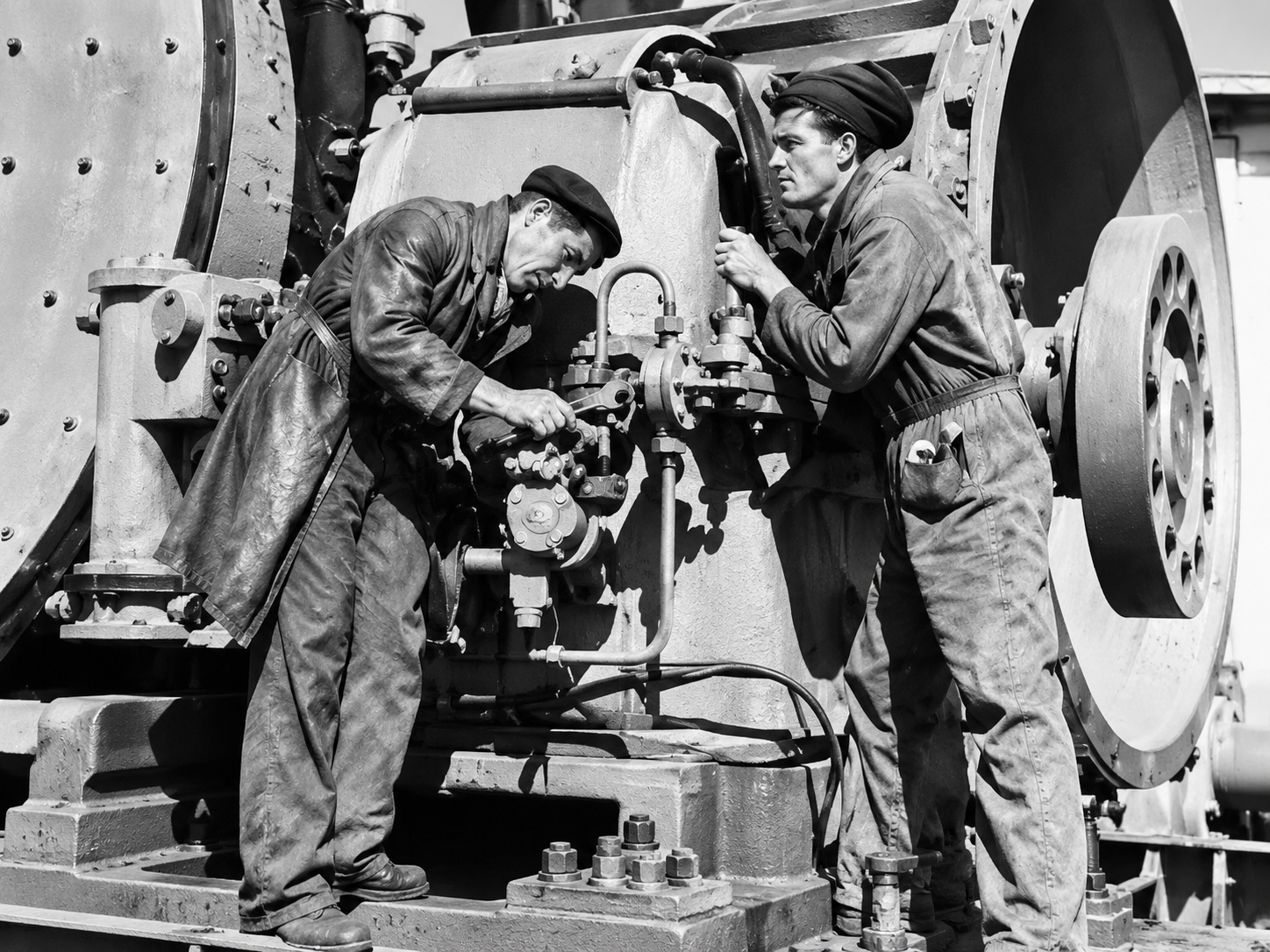 Mantenimiento de equipos rotatorios industriales